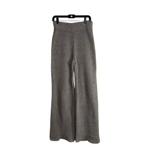 SKIMS Cozy Knit Pants Taupe Lounge Sleepwear Wide Leg S M